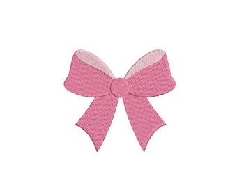 Preppy Bow 5 Sizes PES DST JEF ++ Machine Embroidery Design Instant Download
