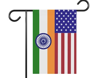 Bandera india americana para jardín y casa