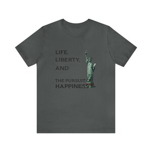 Life and Liberty Unisex Jersey Short Sleeve Tee