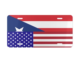 Placa de tocador puertorriqueña americana