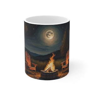 Camp Fire Ceramic Mug 11oz