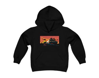 Sudadera con capucha de mezcla pesada para jóvenes de Convoy