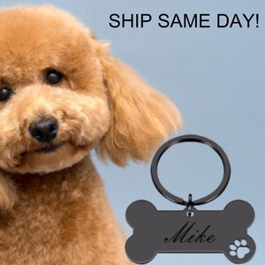 personalized dog tag/dog name collar/dog tag personalized/dog tag/custom dog tag/dog tag collar/personalized pet tag/deep engraved/ furry BF