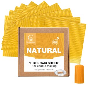 Pure Natural Beeswax Soy Wax Diy Candle Making Supplies Yellow White
