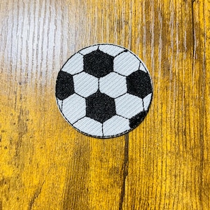Soccer Ball Patch: Iron On DIY Craft Applique