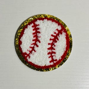 Baseball Iron On Patch: DIY Craft Applique