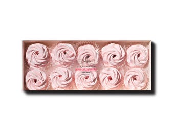 Handmade Strawberry Zephyr Marshmallow – 100% Natural, Fresh Berry Dessert Gift – Russian Zefir Candy – Fluffy Fruit Sweets