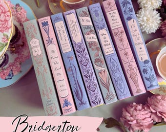 Bridgerton Paperback Dust Jackets, Pastel, Digital Download, Printable