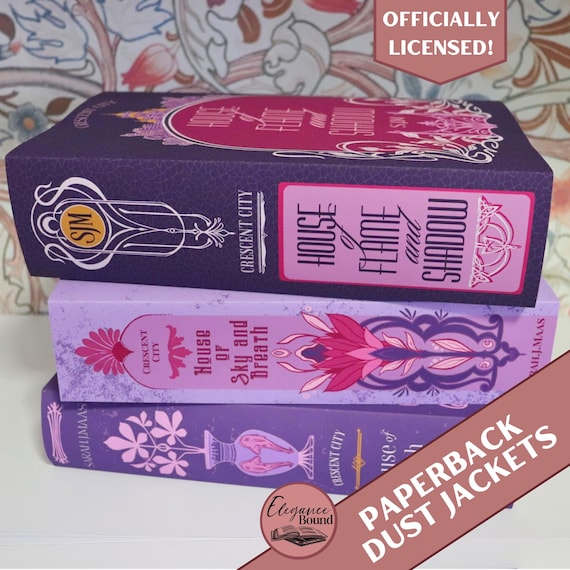 Crescent City Paperback Vintage Dust Jackets, Digital Download, Officially Licensed, Printable, CC Series