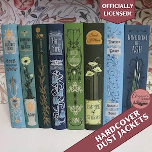 Throne of Glass Hardcover Vintage Dust Jackets Set, Digital Download, Officially Licensed, Printable, TOG Series