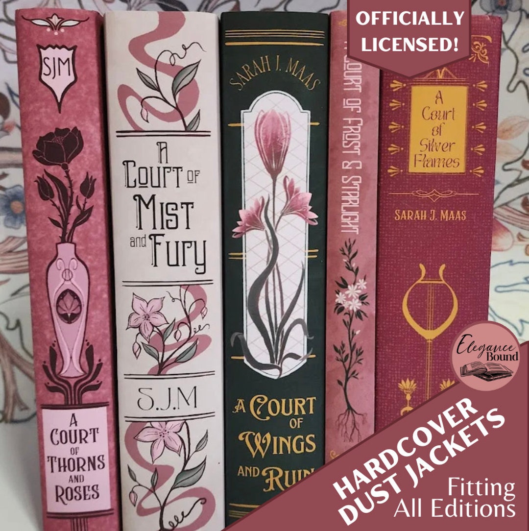 Hardcover ACOTAR Vintage Dust Jackets Set, Mixmatched, Digital Download