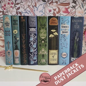 Sobrecubiertas vintage de la edición de bolsillo de Trono de Cristal, descarga digital, imprimible, serie TOG