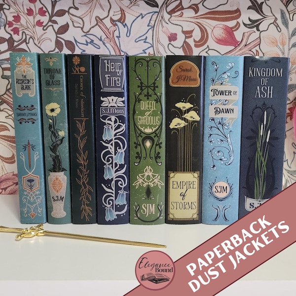 Paperback Throne of Glass Vintage Schutzjacken, digitaler Download, Printable, TOG Serie