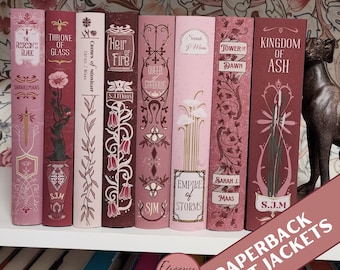 Throne of Glass Paperback Vintage Dust Jackets, Digital Download, Printable, TOG Series