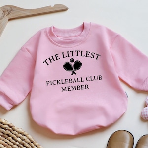In My Pickleball Era Baby Romper, Cute Pickleball Baby Bodysuit, Sport Gameday Outfits, Pickleball Baby Boy Clothes, Funny Game Day