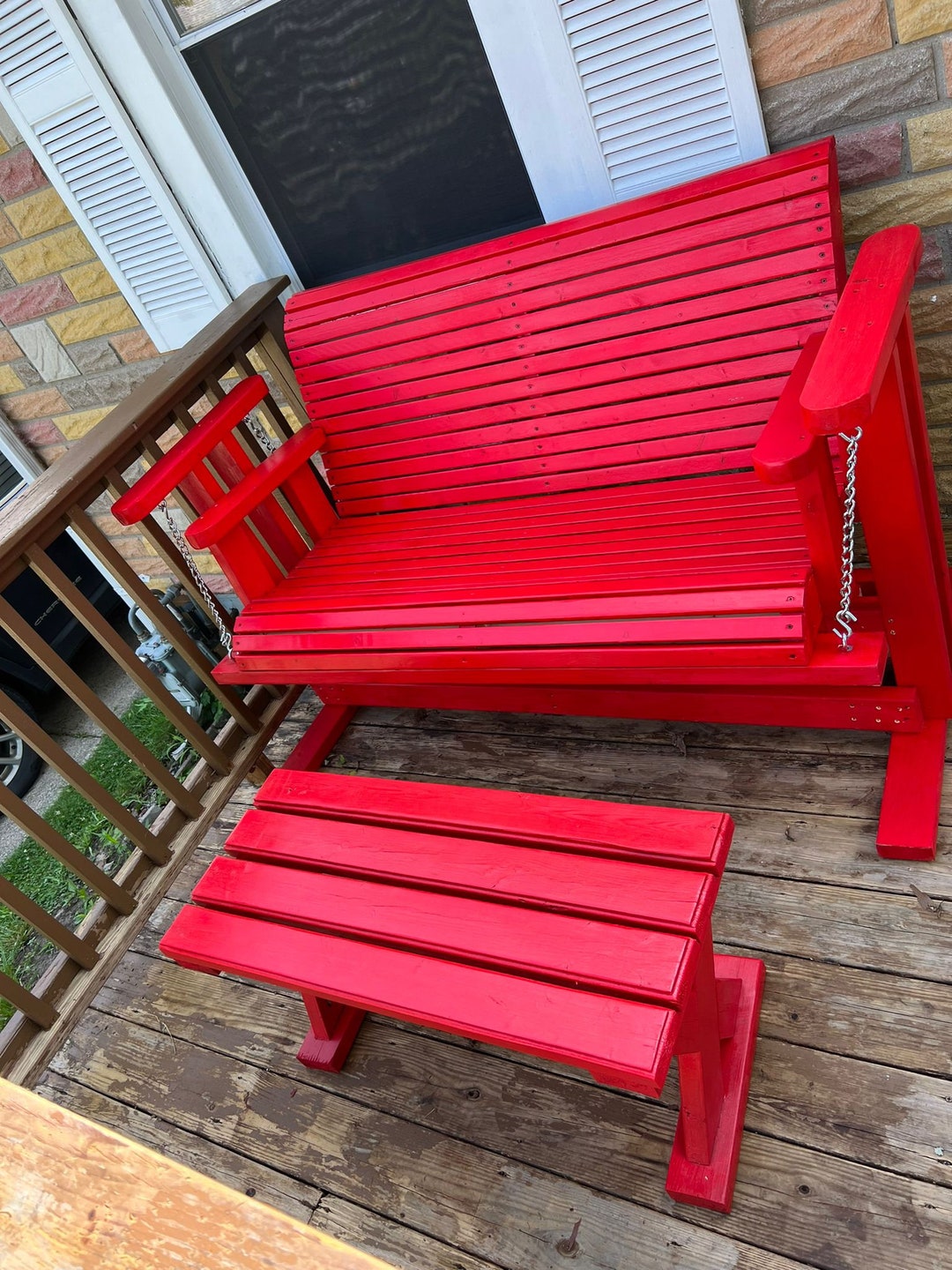 Handmade Wooden Glider Etsy