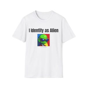 Identify as Alien Logo, Stellar Reverie T-Shirt