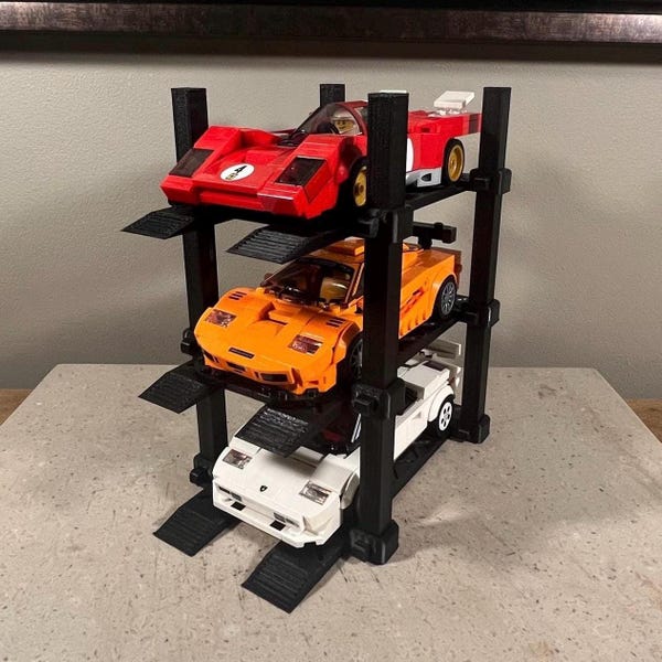 Super ascenseur de garage, convient aux champions de vitesse Lego - (décoration de bureau, présentoir à collectionner)