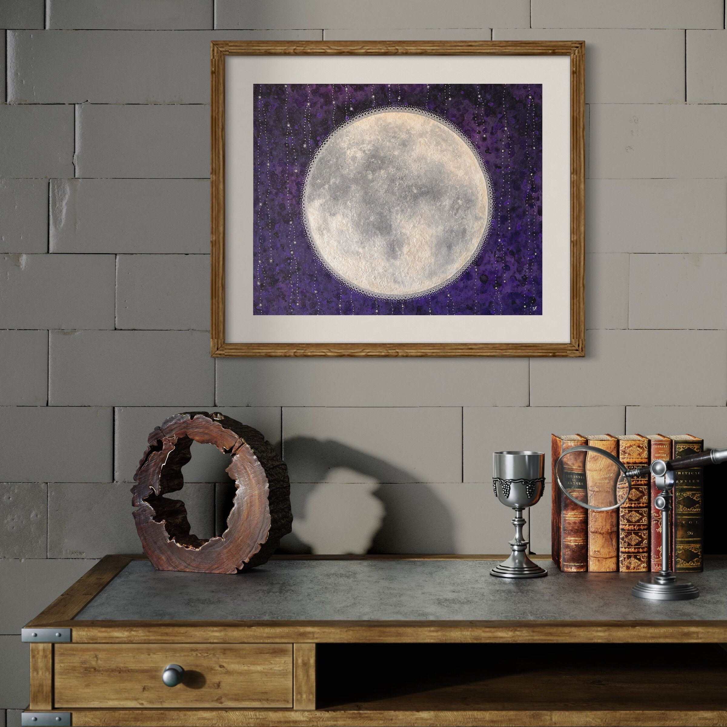 Next to the Moon Art Print main image 1