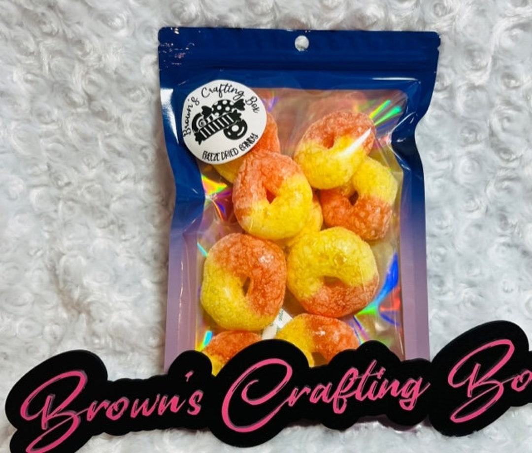 FREEZE DRIED PEACH Rings 9 Count Etsy