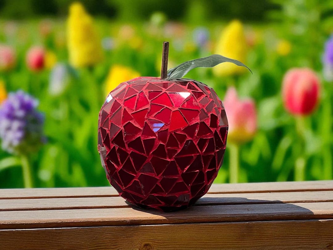 【mana】AppleDesign Handcrafted Mosaic Apple Decor- Mexican Art - - Etsy