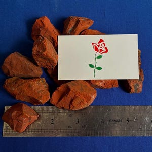 Raw Red Jasper Stone: Natural Mineral Specimen, Home Decoration