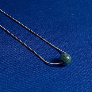 Delicate Small Burmese Jade Bead Necklace - Natural Jade Jewelry with Minimalist Design, Perfect for Everyday Wear or Meaningful Gifts
