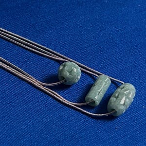Natural Burmese Small Jade Bead Pendant Necklace - Minimalist Handmade Jade Jewelry for Everyday Wear or Meaningful Gifts