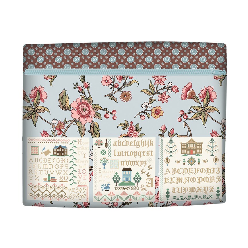 Riley Blake Canvas Zipper Bag-What's Sewing on 6.75X8.25