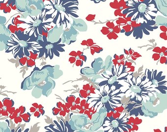 Lori Holt Wide Back 108" Cookbook Denim Fabric