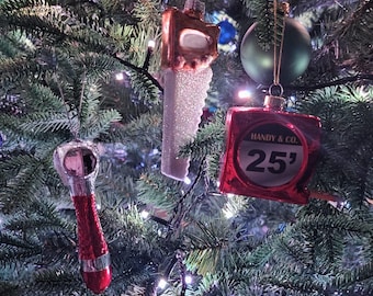 Tool Christmas Ornaments Set – Handyman Holiday Decor