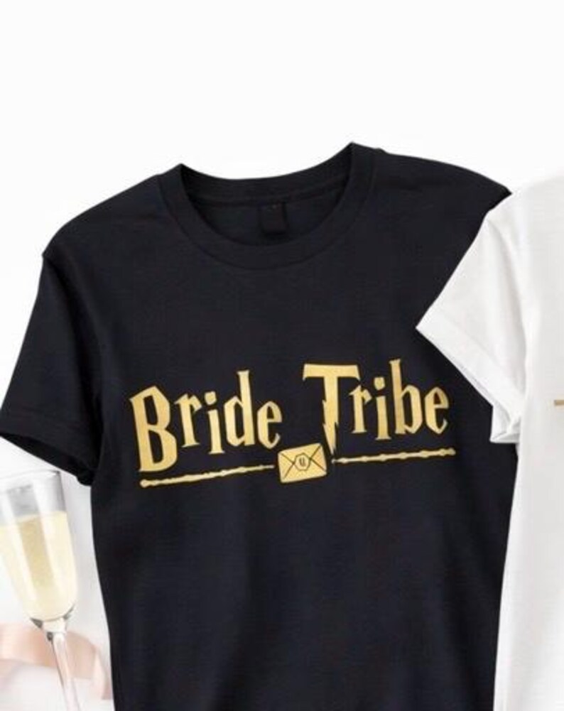 Wizard Hen Party Shirts: Bridesmaid, Maid Of Honour, Bride Bachelorette Shirts afbeelding 10