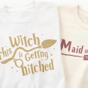 Wizard Hen Party Shirts: Bridesmaid, Maid Of Honour, Bride Bachelorette Shirts afbeelding 8