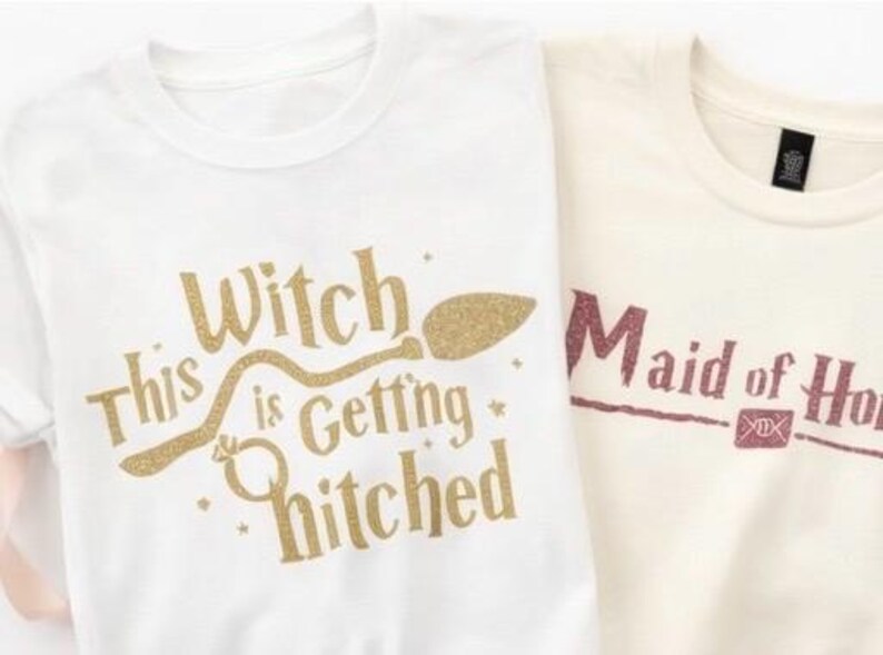 Wizard Hen Party Shirts: Bridesmaid, Maid Of Honour, Bride Bachelorette Shirts afbeelding 8