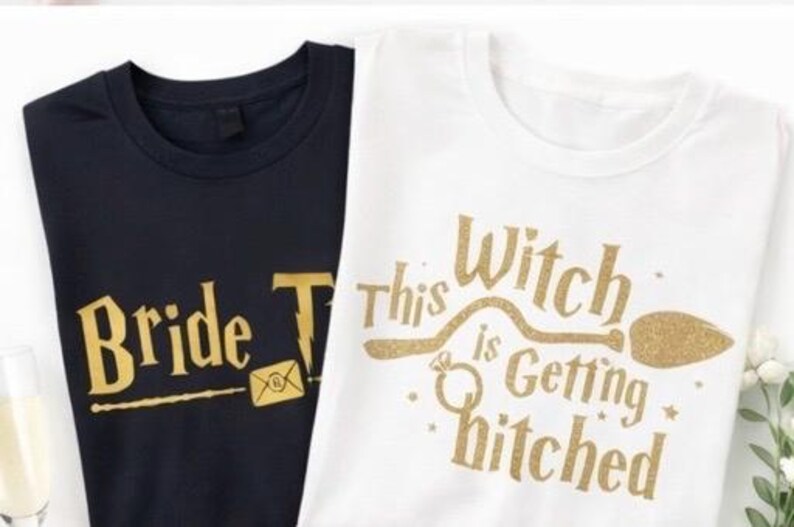 Wizard Hen Party Shirts: Bridesmaid, Maid Of Honour, Bride Bachelorette Shirts afbeelding 9