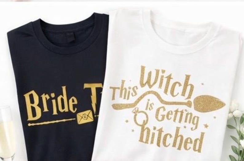 Wizard Hen Party Shirts: Bride & Bridesmaid Bachelorette Tees image 10