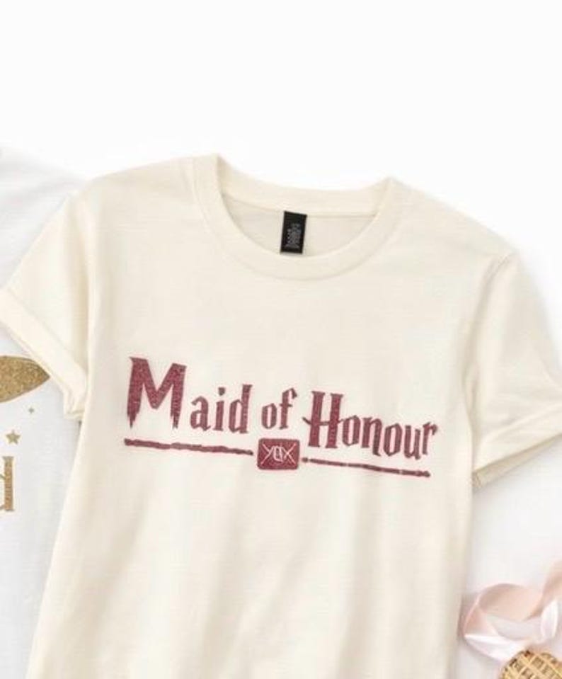 Wizard Hen Party Shirts: Bridesmaid, Maid Of Honour, Bride Bachelorette Shirts afbeelding 11