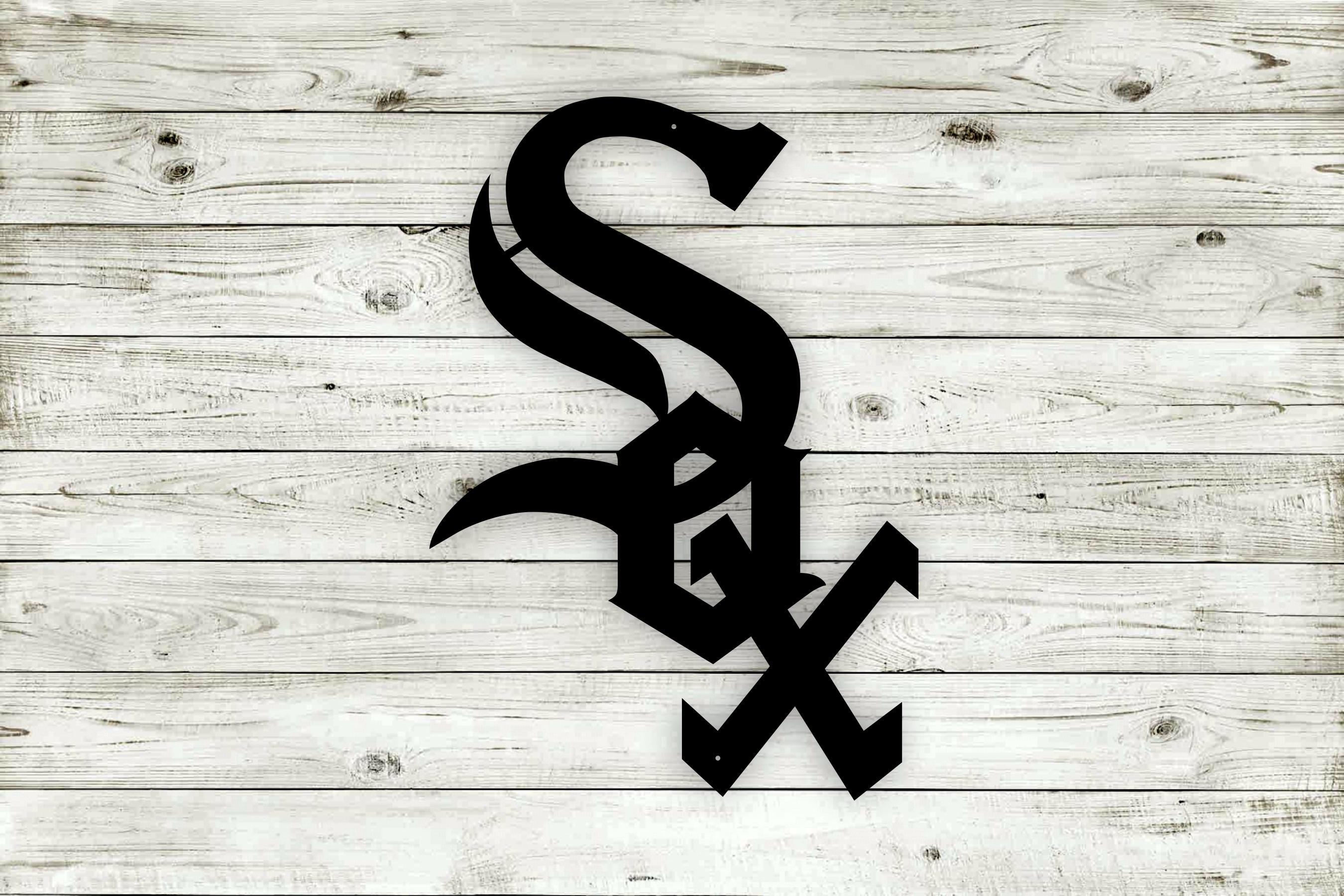 Chicago White Sox Metal Steel Wall Hanging Sign