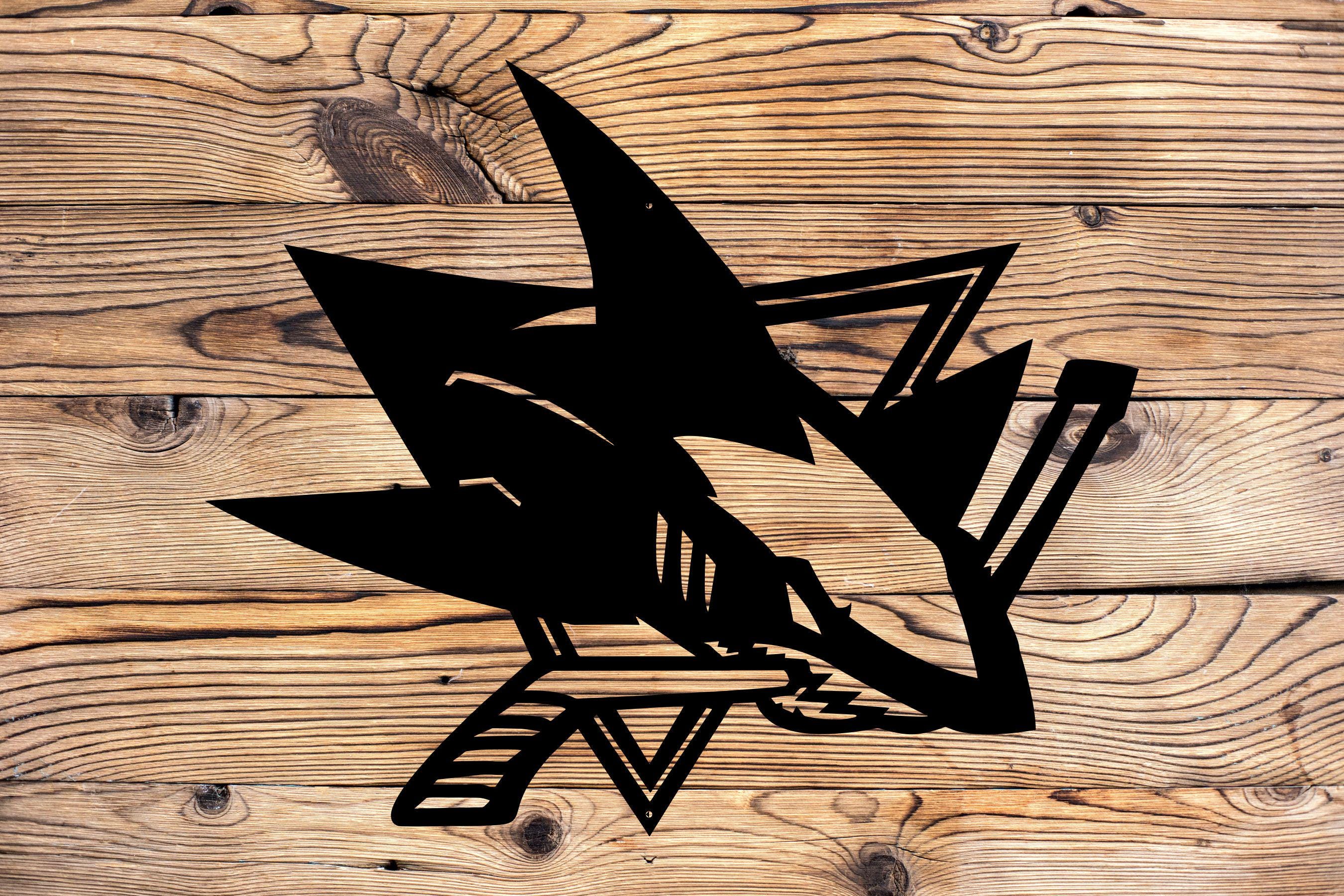 San Jose Sharks Metal Steel Wall Hanging Sign - Etsy