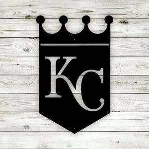 Kansas City Royals Metal Steel Wall Hanging Sign