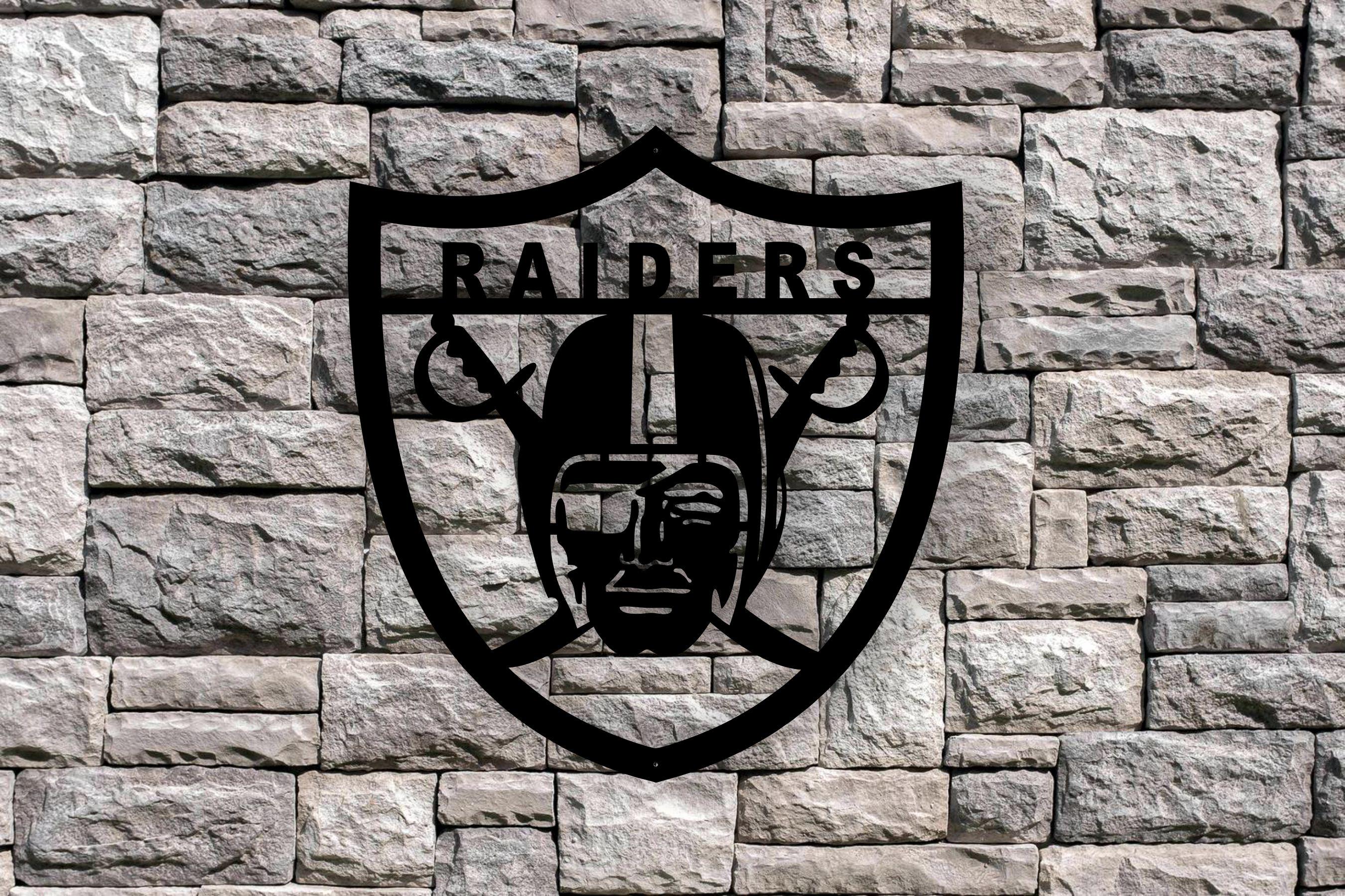 Las Vegas Oakland Raiders Metal Steel Wall Hanging Sign - Etsy