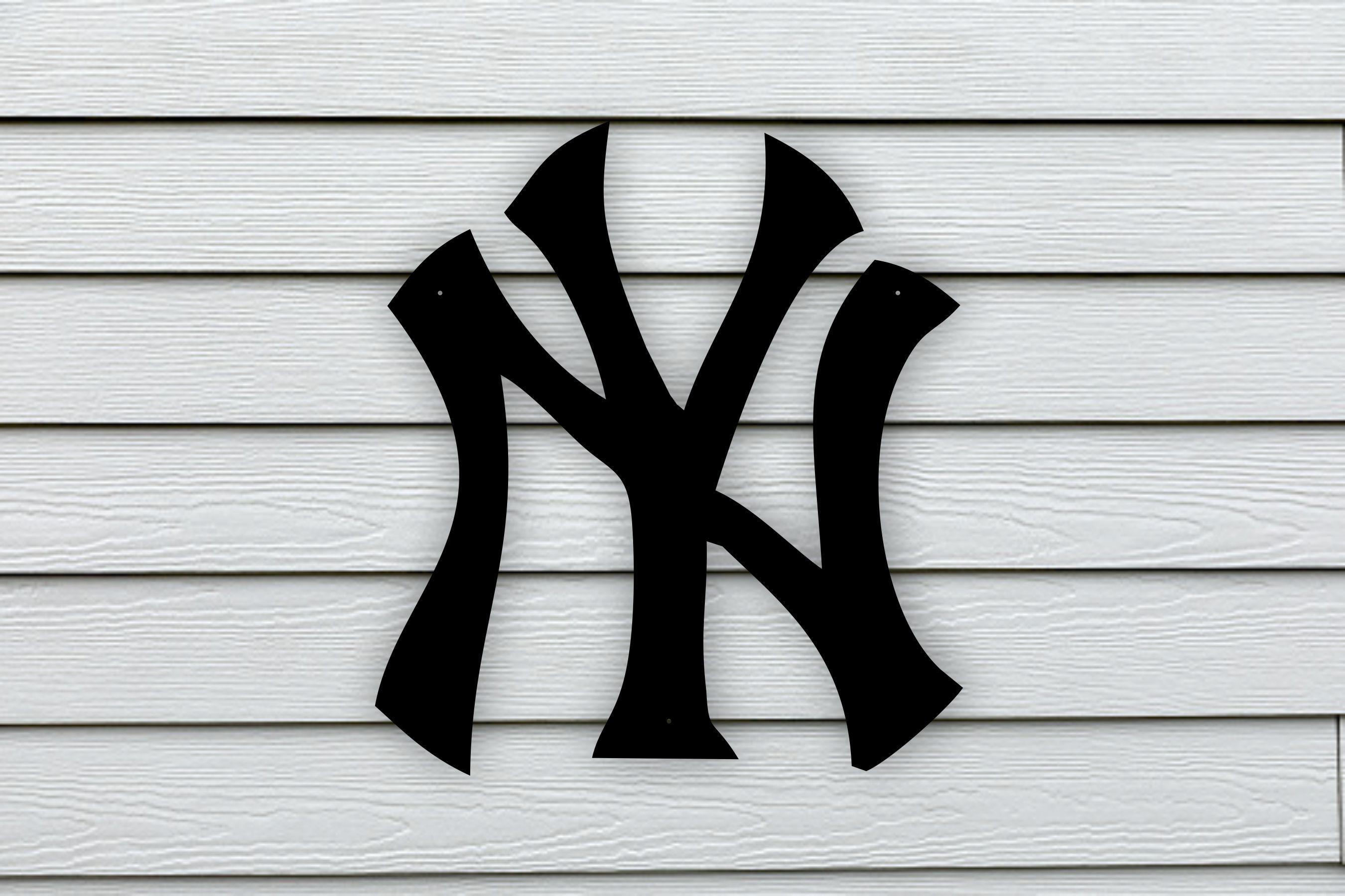 New York Yankees Metal Steel Wall Hanging Sign - Etsy
