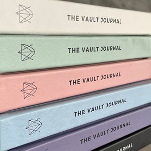 The Vault Journal | Full Year Undated and Customizable Journal Spread | Pre-made Bullet Journal