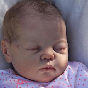 CUSTOM Authentic Reborn Baby CUDDLE Doll Annie Asleep 18”