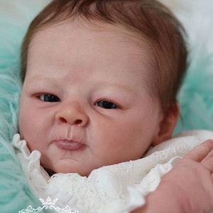 CUSTOM Authentic Reborn Baby CUDDLE Doll Emma-Louise Awake 18”