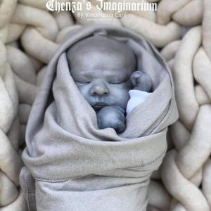 CUSTOM Authentic Reborn Baby Ghost Doll Piritu Asleep 12”