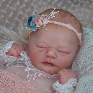 CUSTOM Authentic Reborn Baby Doll Brooklyn Sleeping 19”