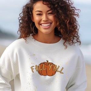 Fall Yall Sweatshirt, Fall Sweatshirt, Thanksgiving sweater, Graphic sweatshirt