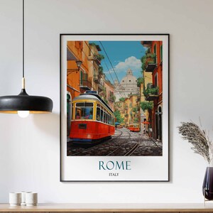 Rome Travel Print, Rome Travel Poster, Italy Wall Art, Italy Travel Decor, Rome Wall Art, Rome Travel Gift, Rome Art Print, Italian Decor