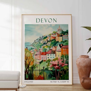 Devon Print, Devon Poster, Devon Wall Art, Devon Art Print, Devon Artwork, Devon Photo, Devon Travel, Devon Decor, Devon Photography